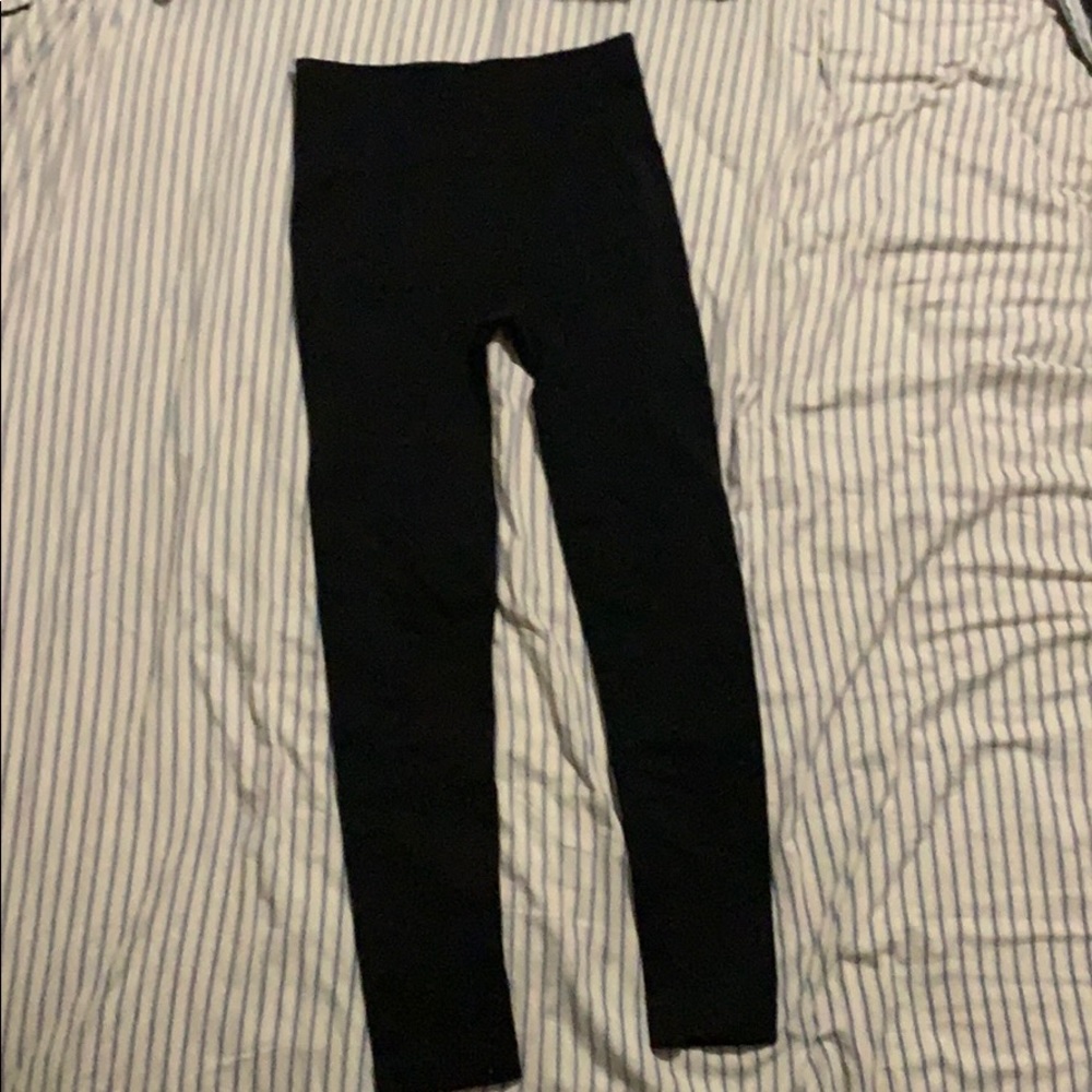 Leggings with fleece inside